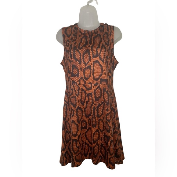 WeWoreWhat Snake Print Muscle Tank Mini Dress Size Large NWT - Picture 3 of 6